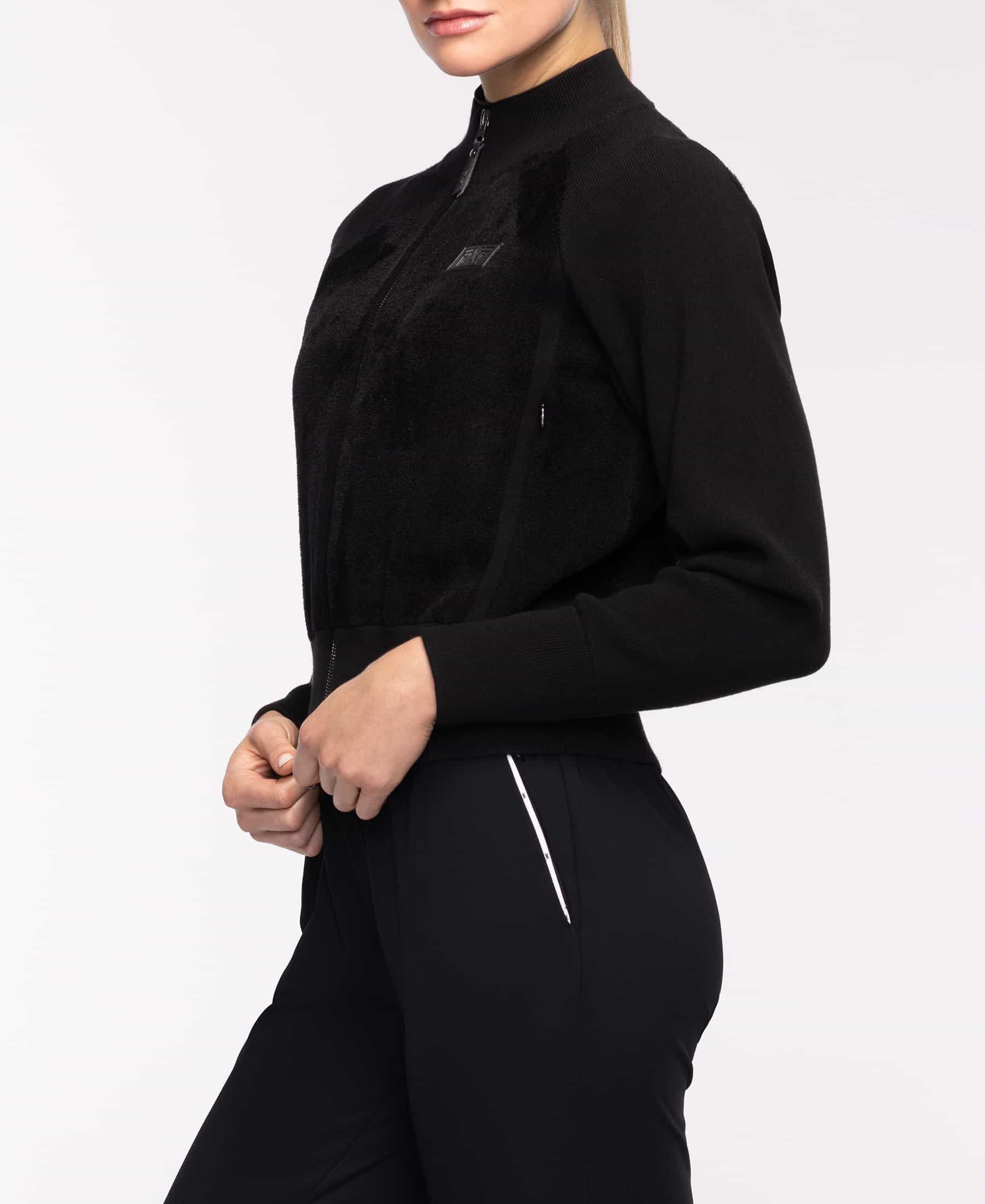 Buy Women's Full-Zip Plush Knitted High-Waisted Jacket | PXG Canada